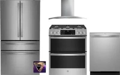 4 Piece Package Includes Refrigerator, Range, Hood And Dishwasher